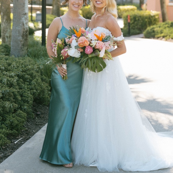Birdy Grey Jay Bridesmaid Dress, sea glass - Picture 2 of 3
